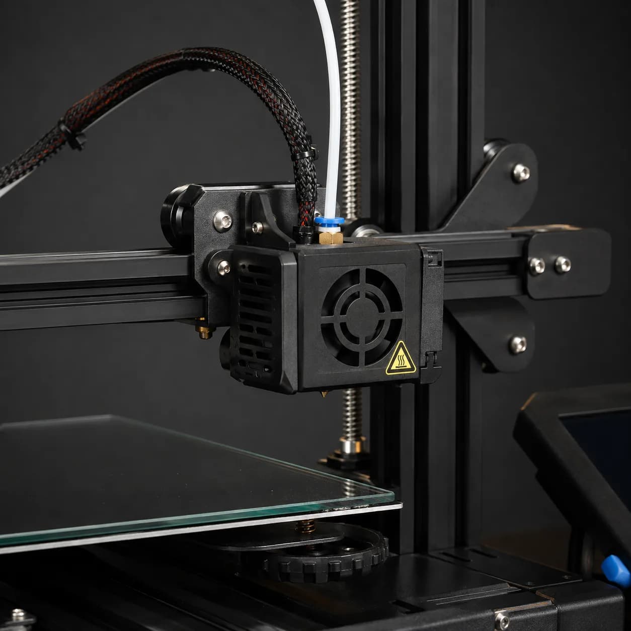 Representative Ender 3 V2 print-head detail
