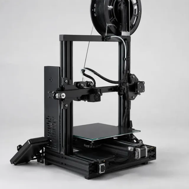 Representative Ender 3 V2 rear engineering view