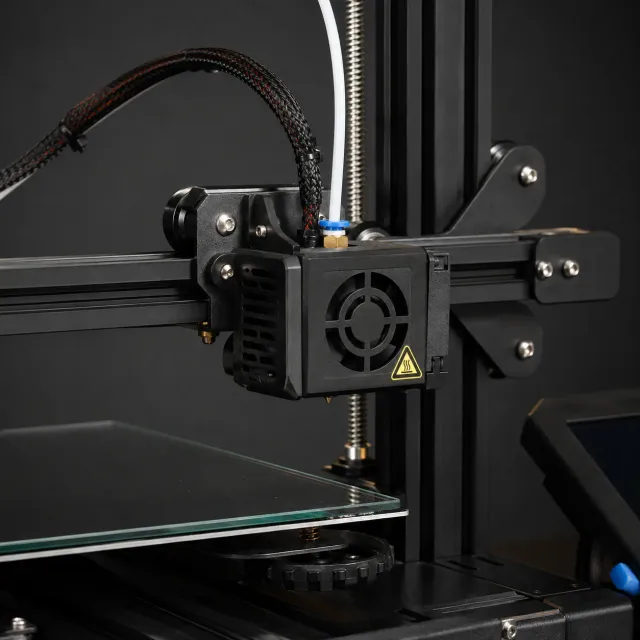 Representative Ender 3 V2 print-head detail