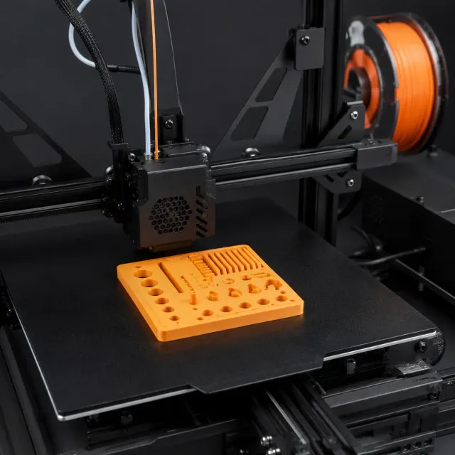 Representative CR-10 V2 build-plate detail